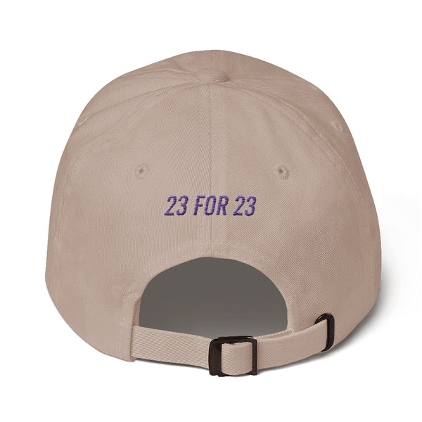 23 for 23 - Dad hat (Purple)