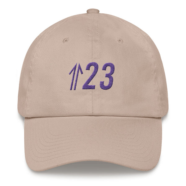 23 for 23 - Dad hat (Purple)